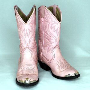 Pink Girls Cowboy Boots